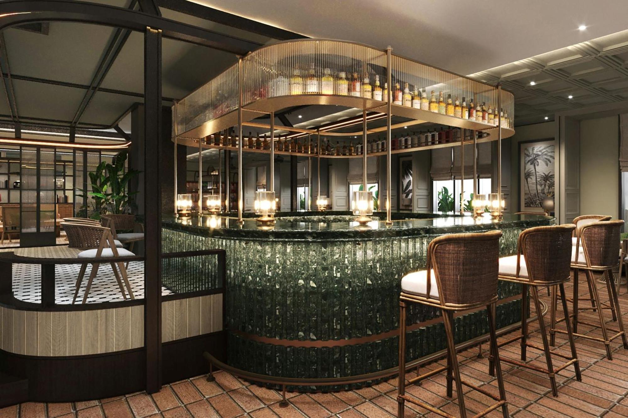 The Millen Penang, Autograph Collection Hotel George Town Kültér fotó The bar at the restaurant